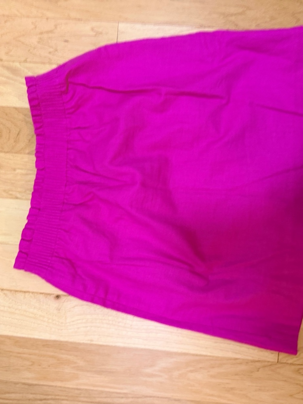 J. Crew Hot Pink Elastic-Waist Skirt